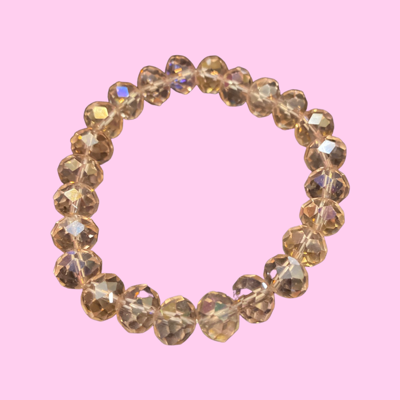 Light pink bead bracelet