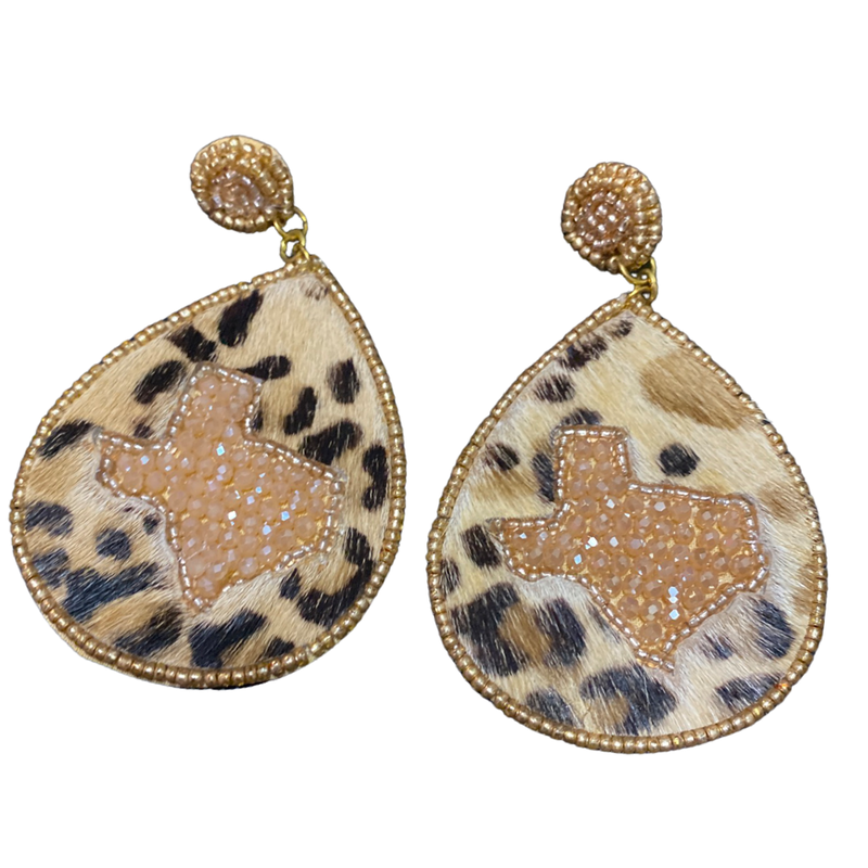 Leopard earrings