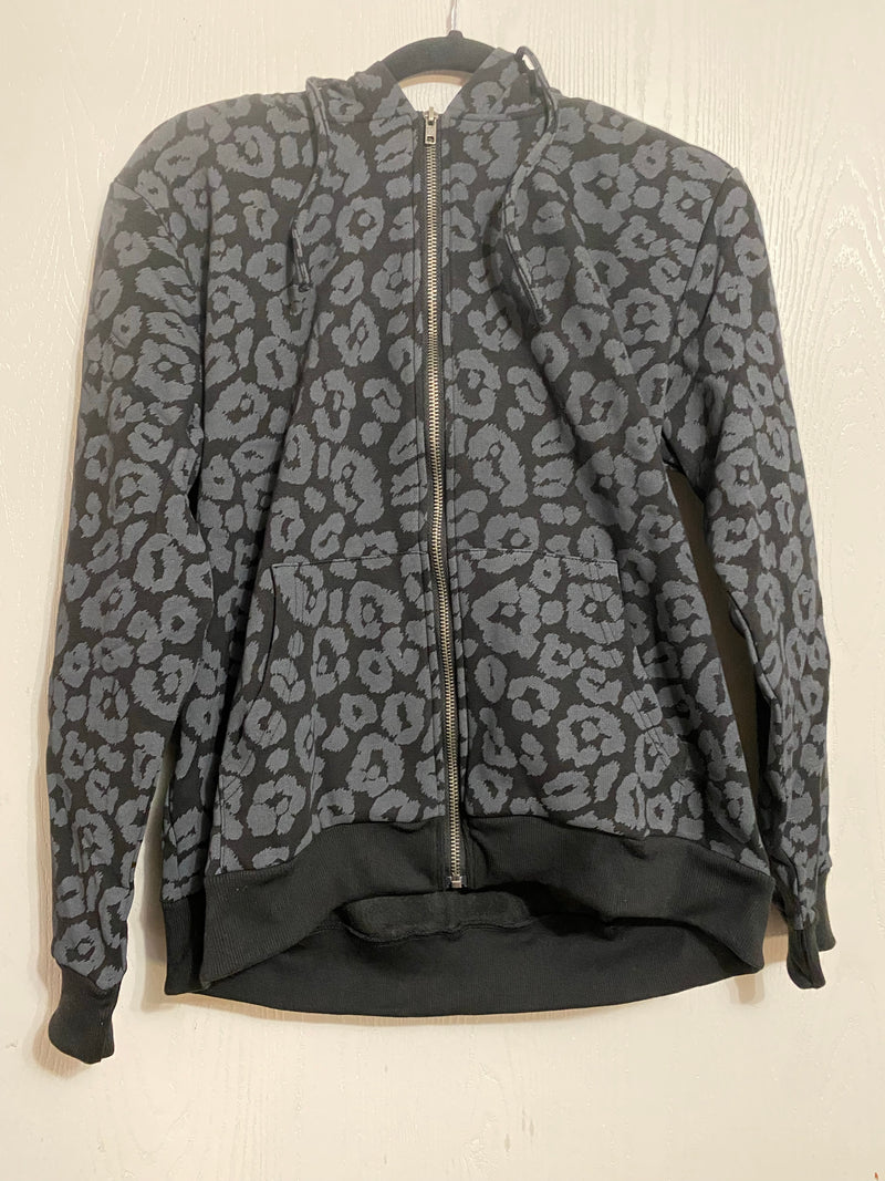 Black Leopard Print Jacket