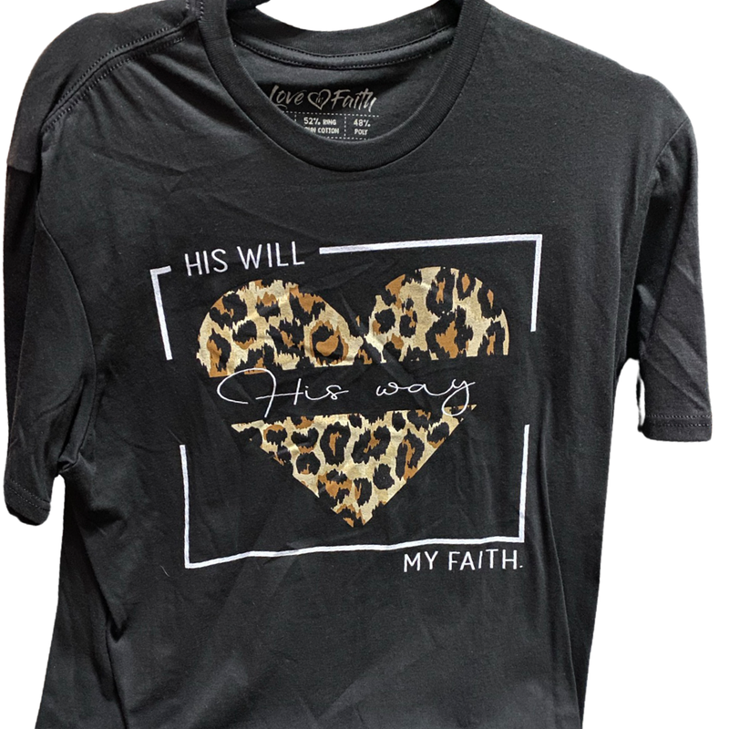 His Will His Way T-shirt